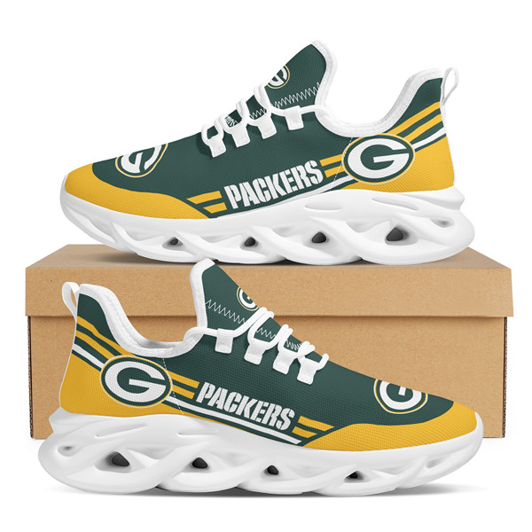 Women's Green Bay Packers Flex Control Sneakers 016